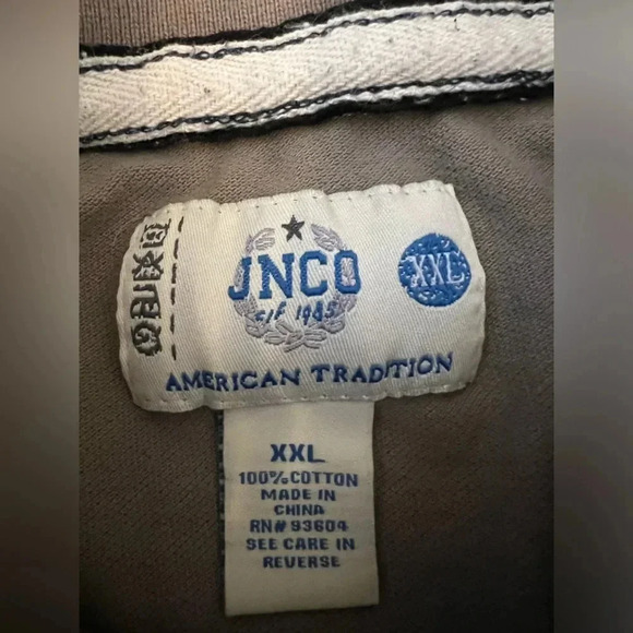 Vintage- JNCO Men’s Grey Polo Shirt Sz XXL - Picture 4 of 6